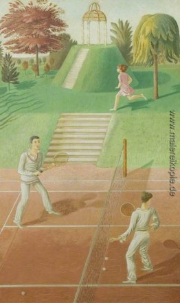 Tennis (Triptychon, Mitteltafel)