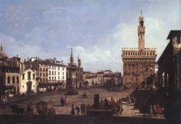 Die Piazza della Signoria in Florenz