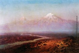 Araks Fluss und Ararat