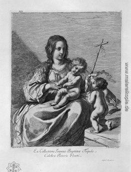 Die Madonna mit Kind und Johannes der Täufer