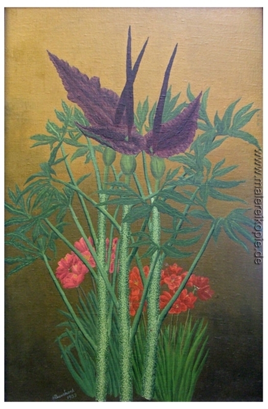 Exotische Blumen di Andre Bauchant von Andre Bauchant ...