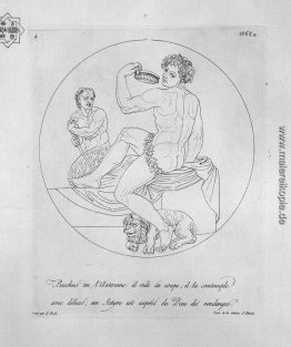 Bacchus in der Tat des Trink Bacchus in der Tat des Trink